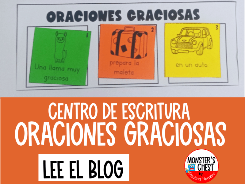Silly Sentences in Spanish. Centro de escritura de Oraciones&nbsp;graciosas