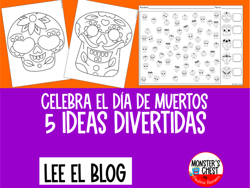 5 ideas para celebrar el Día de los Muertos en clase. Recurso&nbsp;gratis.