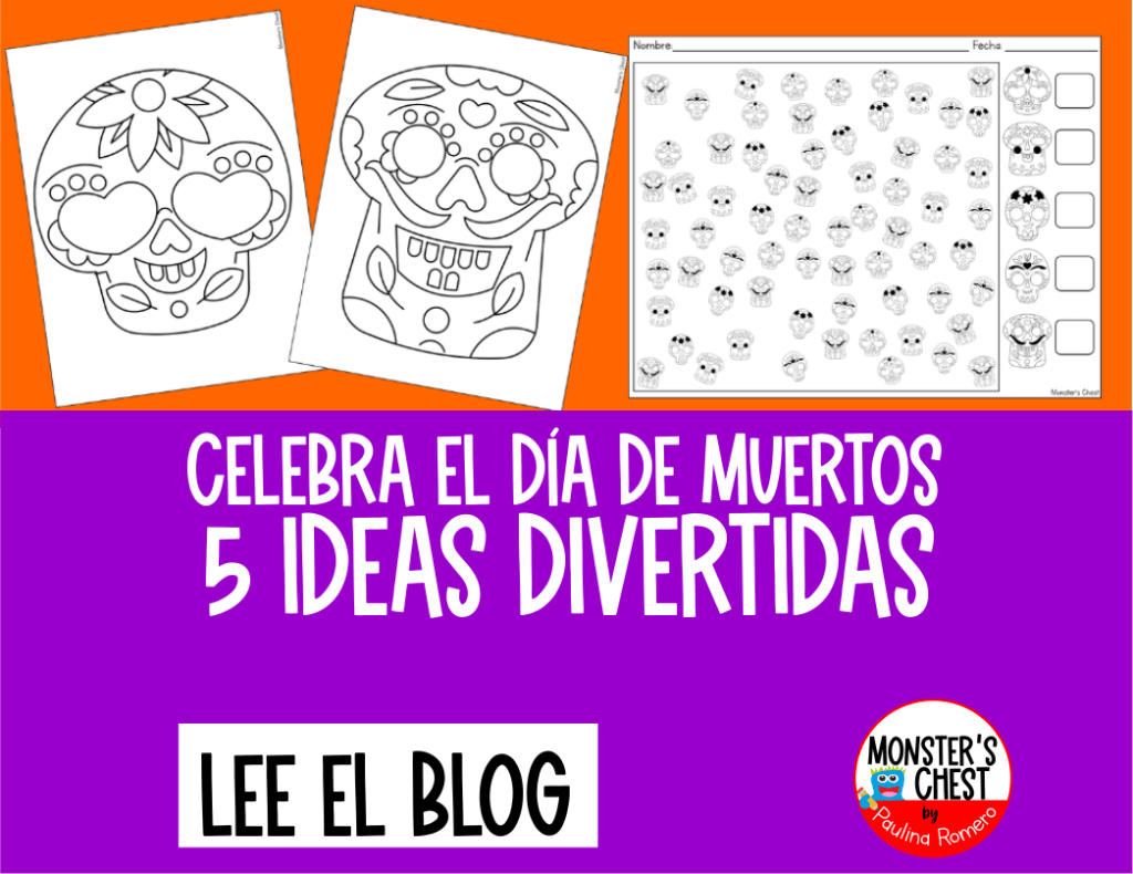 5 ideas para celebrar el Día de los Muertos en clase. Recurso&nbsp;gratis.