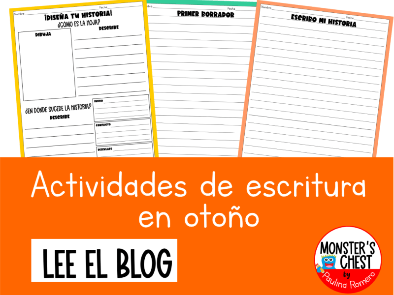 ¡Deja entrar el otoño a tu clase con estas 4 actividades de&nbsp;escritura!