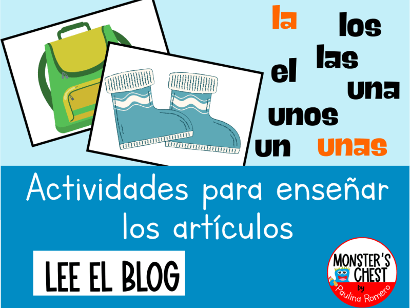 4 Ideas para enseñar los artículos definidos e indefinidos en tu&nbsp;clase