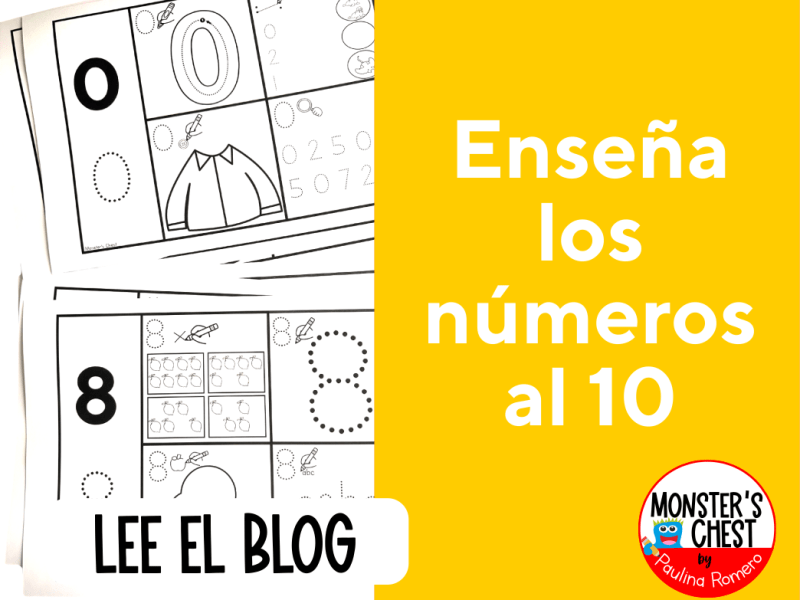 Actividades de conteo del 0 al 10 para infantil: tableros visuales y&nbsp;manipulativos
